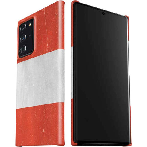 Distressed Austria Flag Galaxy Note20 Ultra 5G Lite Case